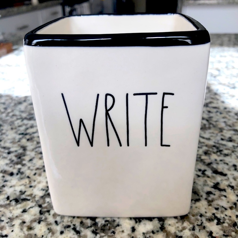 Rae Dunn WRITE Pencil/Pen Cup
